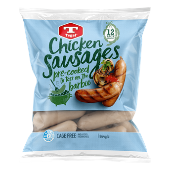 Fresh Precooked Chicken Sausages 864g