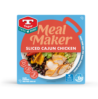 Tegel Free Range Meal Maker Sliced Cajun 260G