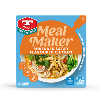 Tegel Free Range Meal Maker Shredded Satay 260G 