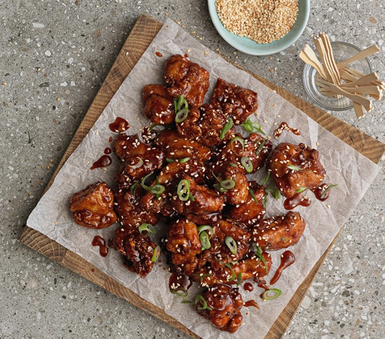 Dakgangjeong Korean Crispy Fried Chicken