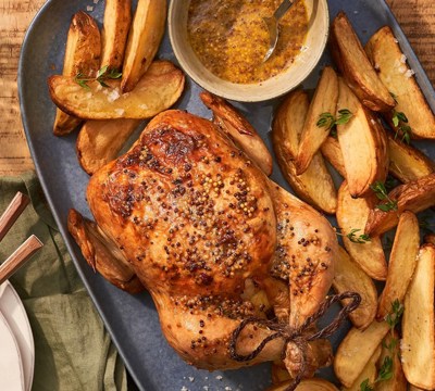 Honey Mustard Roast Chicken