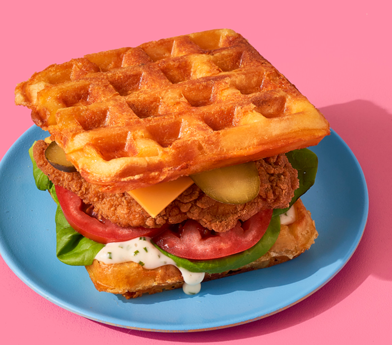 Nashville Waffle Fries Burger