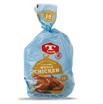 Tegel Frozen Whole Chicken