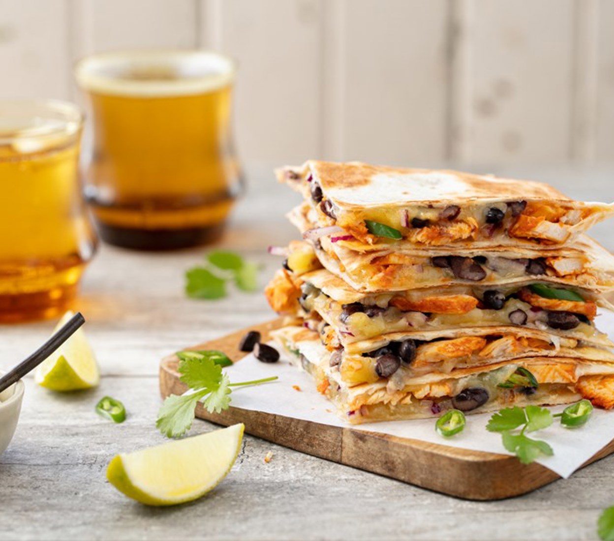Cajun Chicken Quesadillas