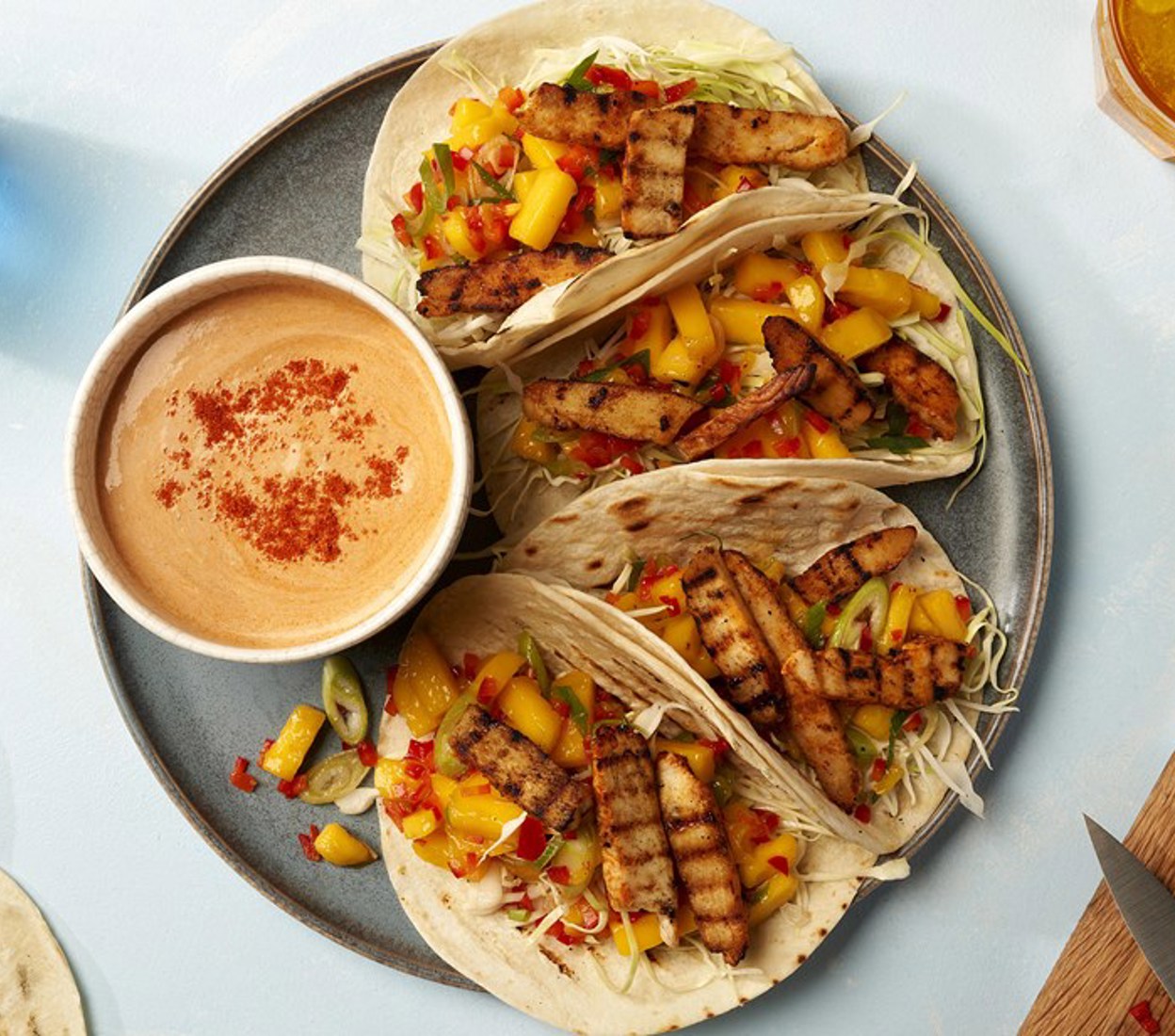 Easy Chicken Tacos with Quick Salsa