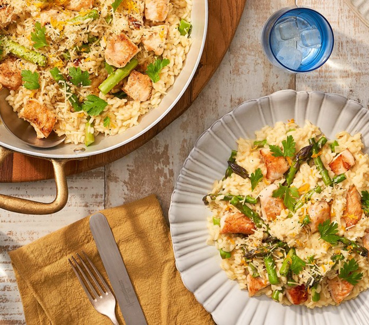 Chicken and Asparagus Risotto