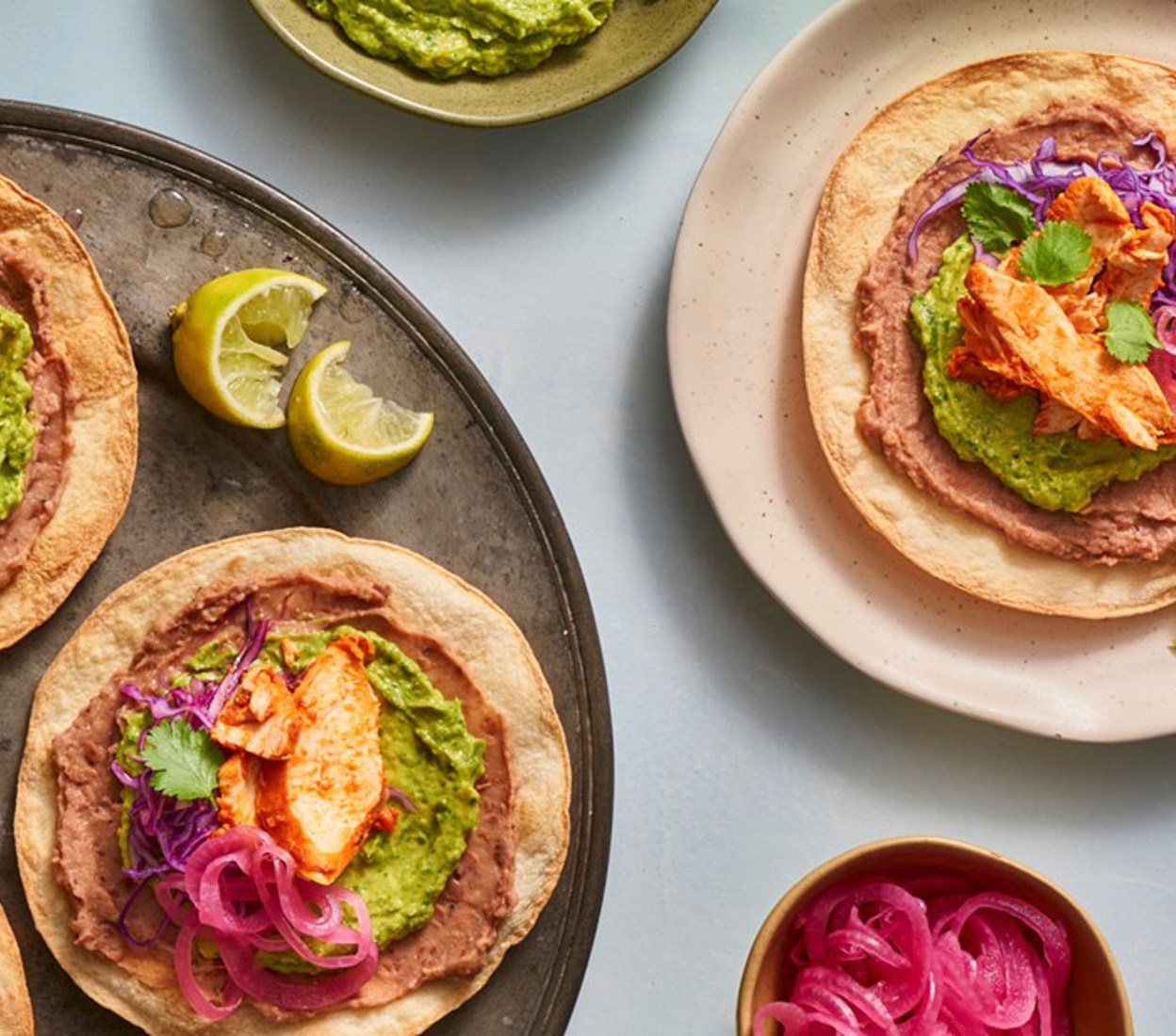 Cajun Chicken Tostadas