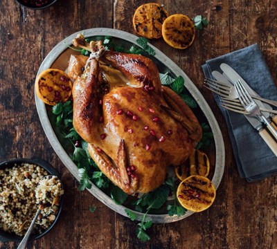 Pomegranate Glazed Turkey