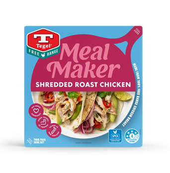 Tegel Free Range Meal Maker Shredded Roast Chicken 260g