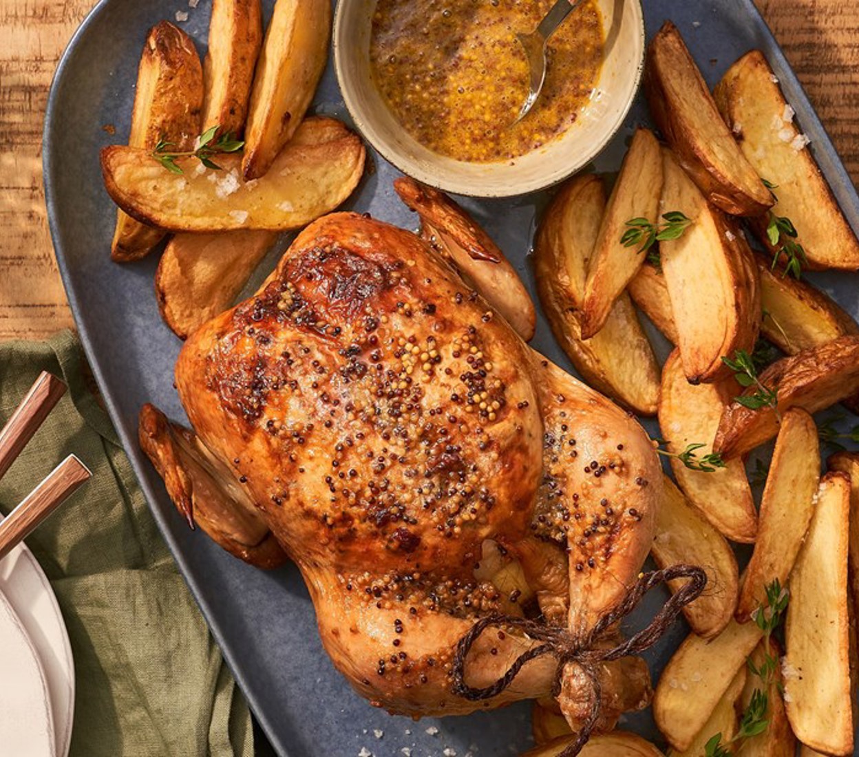 Honey Mustard Roast Chicken