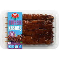 Tegel Fresh Free Range Honey Soy Kebabs 6Pc