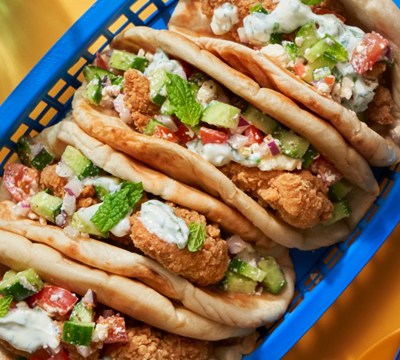 Chicken Tender Shawarmas