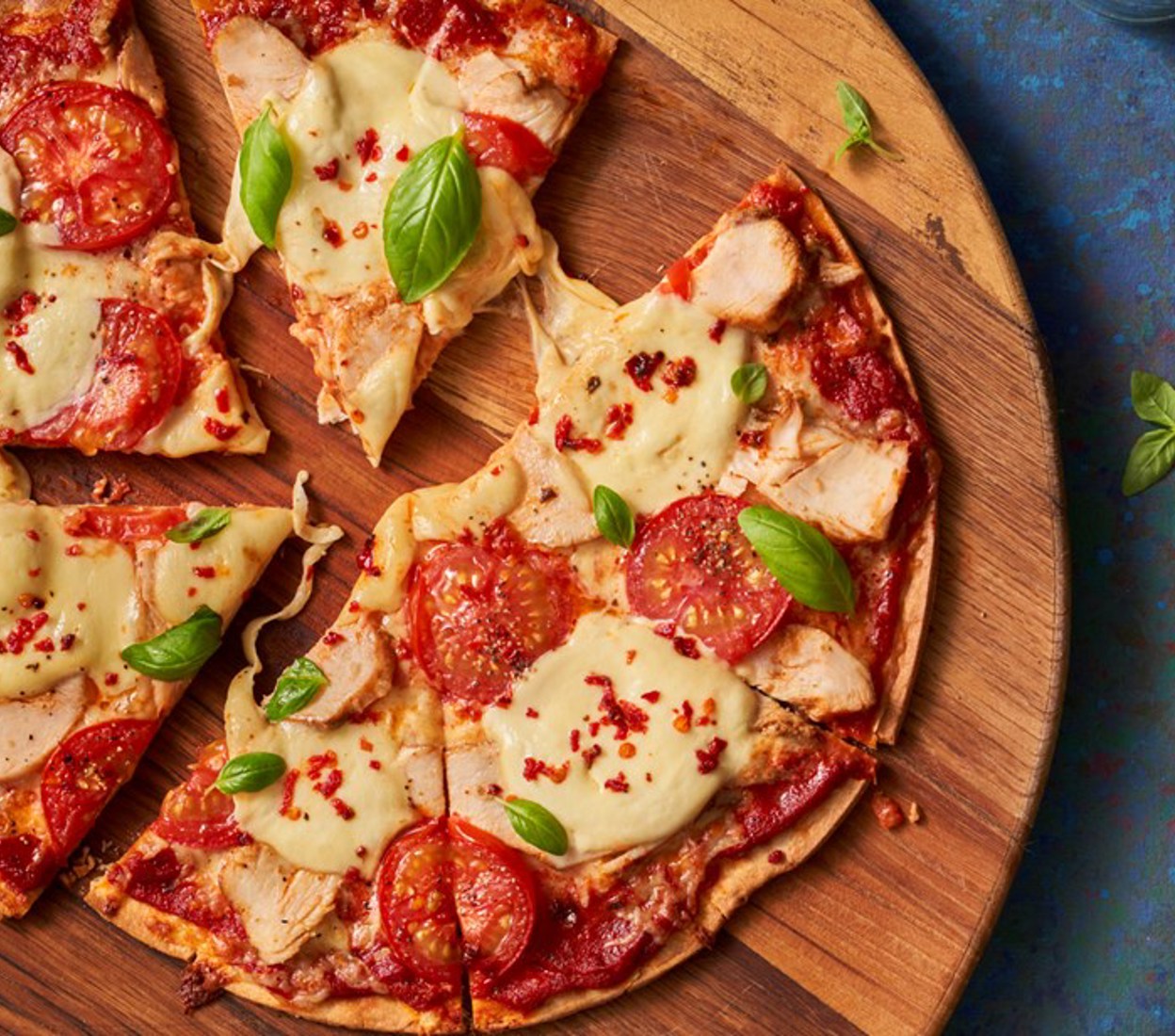Chicken Margherita Pizza