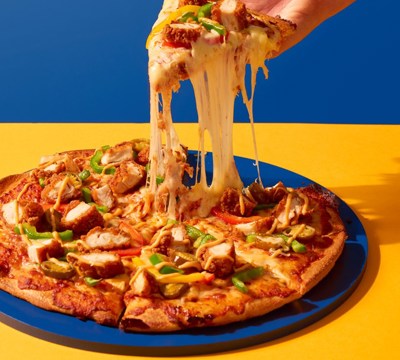 Cheesy Chicken Pizza
