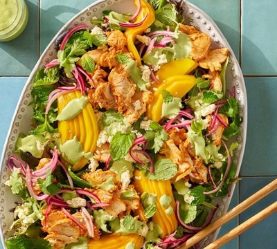 Green Goddess Chicken & Mango Summer Salad