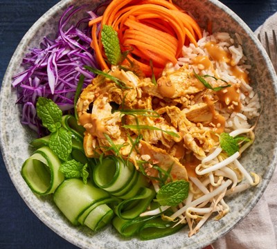 Satay Chicken Poke Bowl 