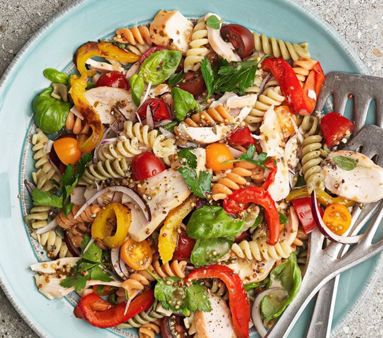 Smoked Chicken Pasta Salad
