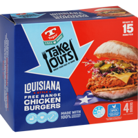 Take Outs Fresh Louisiana Style Burger