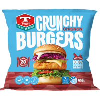 Tegel FR Crunchy Burger FOP