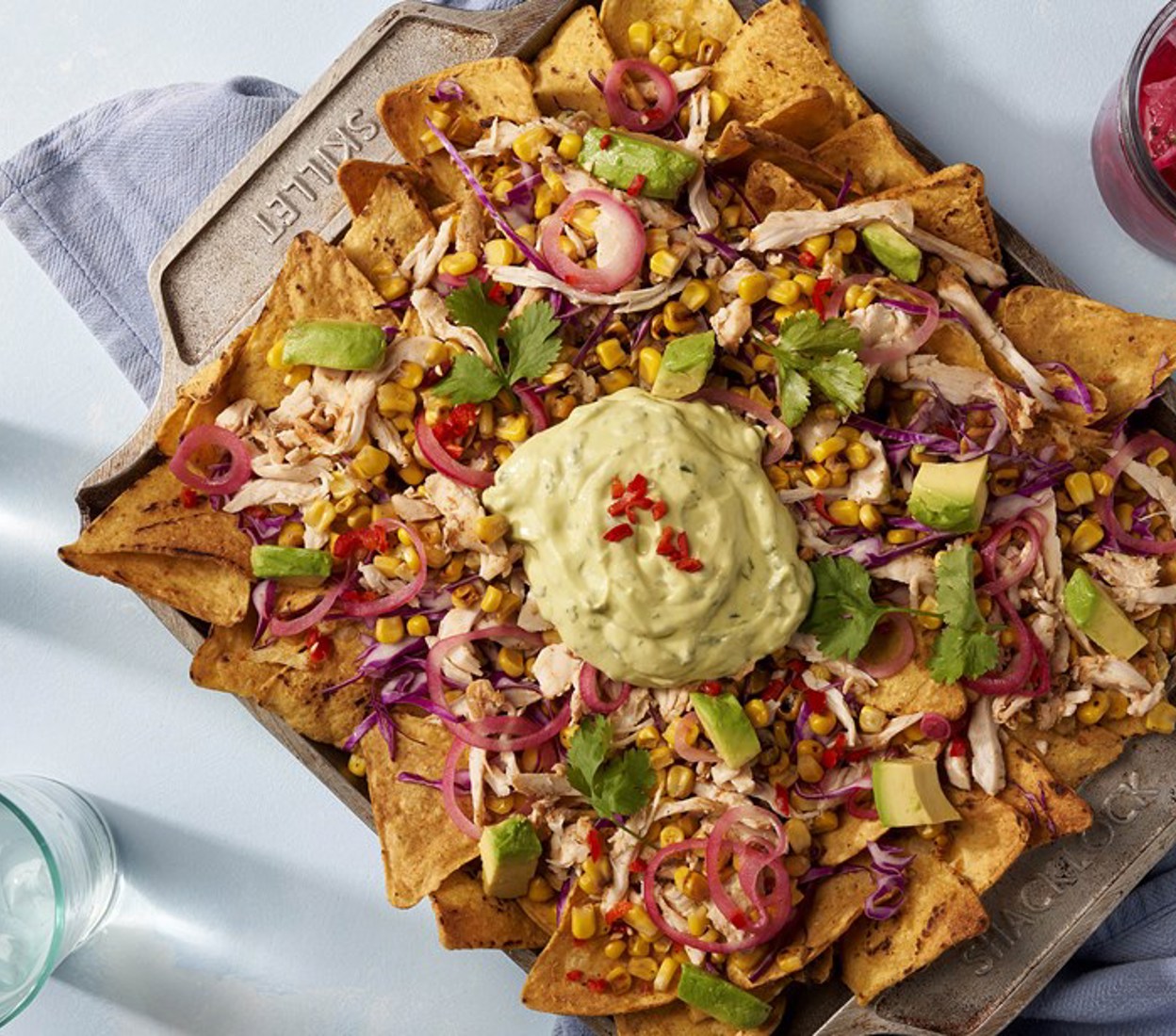Summer Chicken Nachos