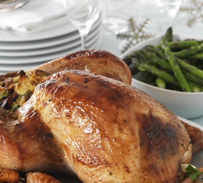 Roast Turkey with Festive Christmas Stuffing